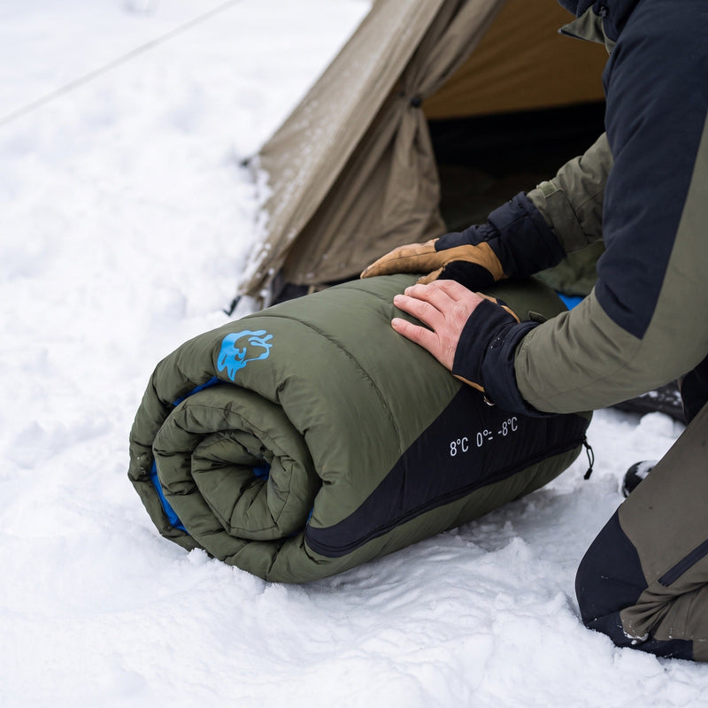 Hooded Mummy Sleeping Bag with Down Blend Fill - product view 4 | Buffalo Gears