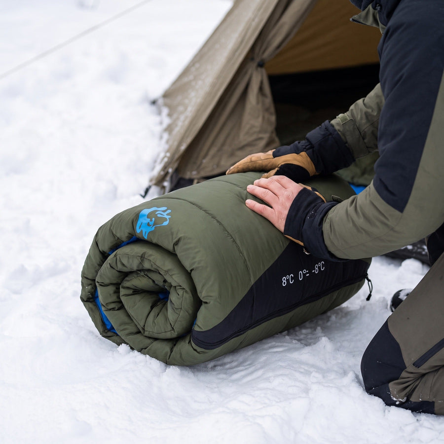 Hooded Mummy Sleeping Bag with Down Blend Fill - product view 4 | Buffalo Gears