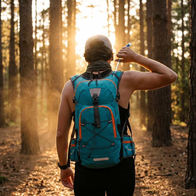 Hydration Ready Trail Daypack for Hiking and Biking - product view 3 | Buffalo Gears