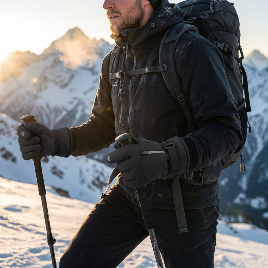 Insulated Waterproof Gloves for Extreme Winter Trekking - product view 6 | Buffalo Gears
