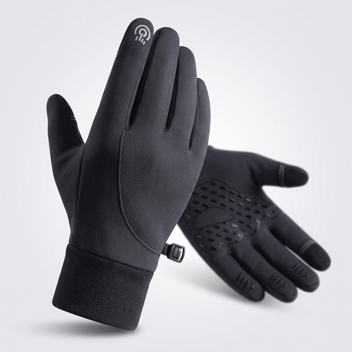 Insulated Waterproof Winter Gloves with Touch Fingertips - product view 1 | Buffalo Gears