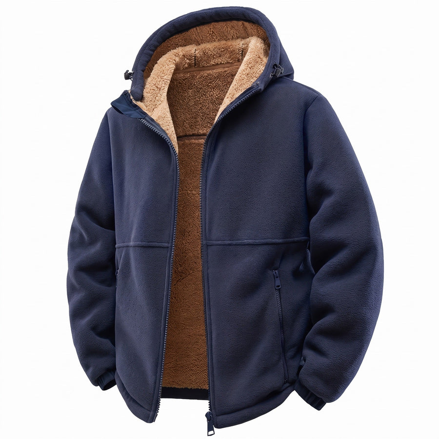 Insulated Winter Jacket for Men with Built In Hood - product view 1 | Buffalo Gears