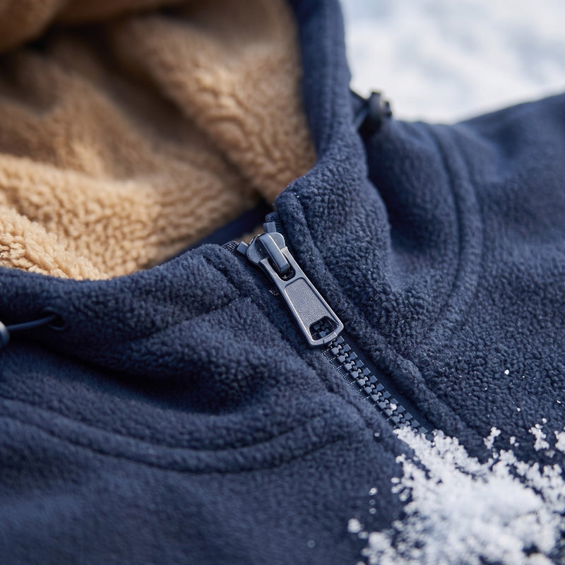 Insulated Winter Jacket for Men with Built In Hood - product view 3 | Buffalo Gears