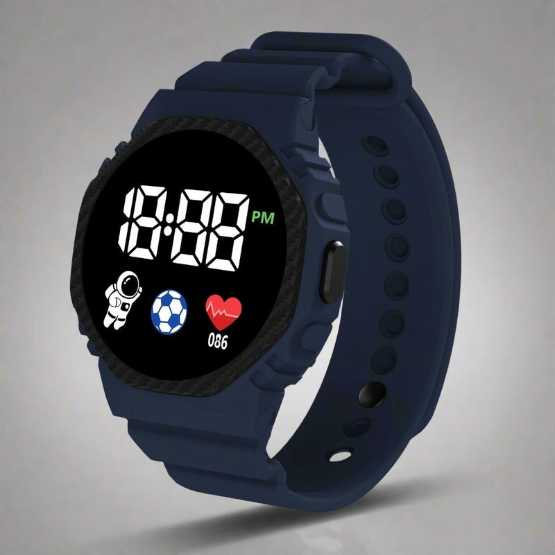 Kids' Splash-Resistant Digital Outdoor Sports Watch - product view 5 | Buffalo Gears