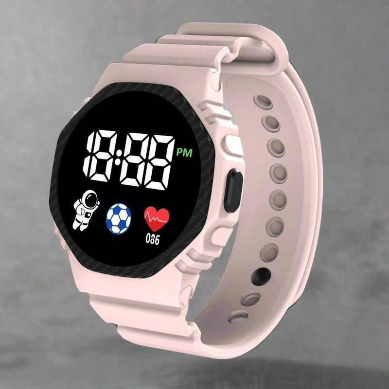 Kids' Splash-Resistant Digital Outdoor Sports Watch - product view 9 | Buffalo Gears