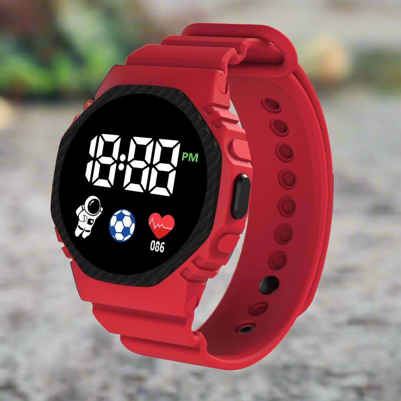 Kids' Splash-Resistant Digital Outdoor Sports Watch - product view 11 | Buffalo Gears