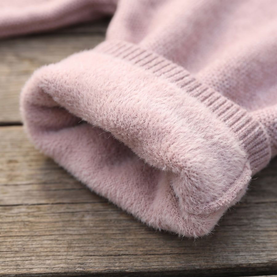 Knit Jumper for Women with Fleece Lined Collar - product view 3 | Buffalo Gears