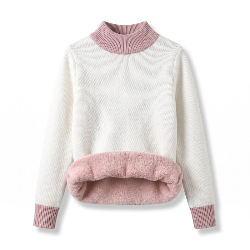 Knit Jumper for Women with Fleece Lined Collar - product view 5 | Buffalo Gears