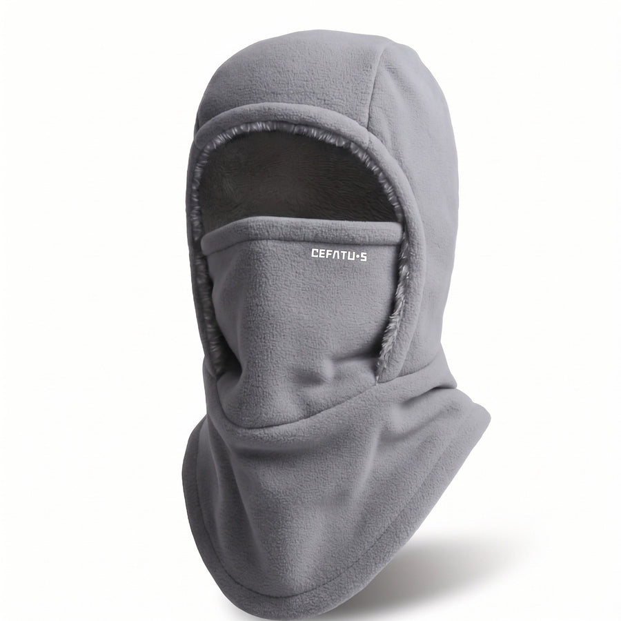 Knitted Winter Hood with Neck Coverage and Face Cover - product view 8 | Buffalo Gears
