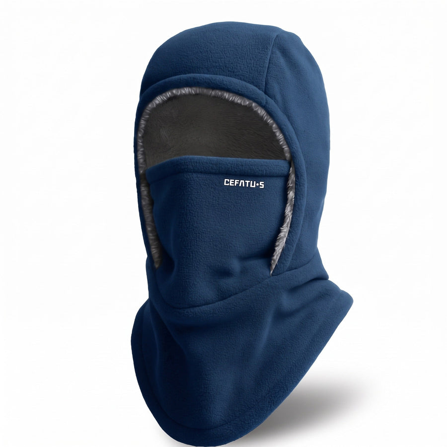 Knitted Winter Hood with Neck Coverage and Face Cover - product view 10 | Buffalo Gears