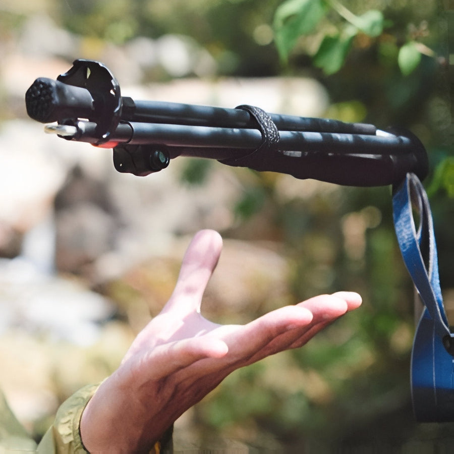Lightweight Carbon Fibre Folding Trekking Pole - product view 11 | Buffalo Gears