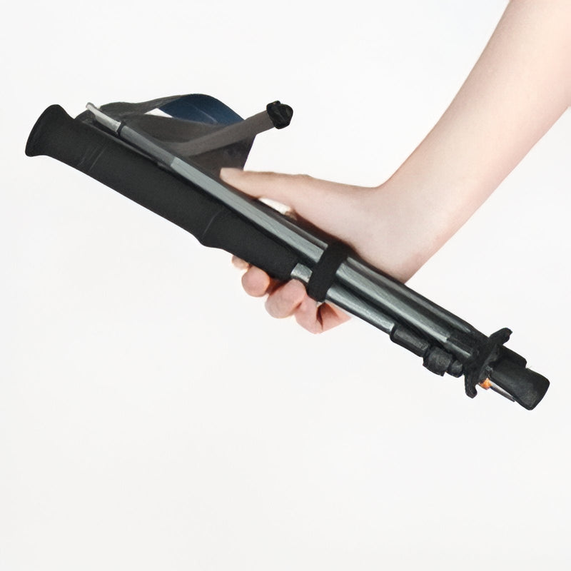 Lightweight Carbon Fibre Folding Trekking Pole - product view 12 | Buffalo Gears