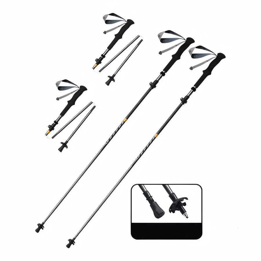 Lightweight Carbon Fibre Folding Trekking Pole - product view 15 | Buffalo Gears