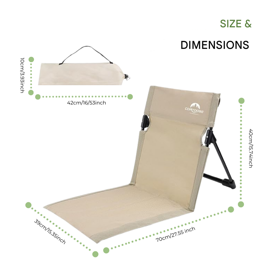 Lightweight Folding Camping Chair for Outdoor Trips - product view 6 | Buffalo Gears