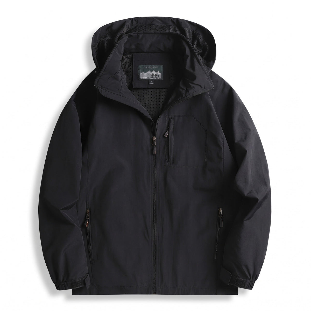 Lightweight Hiking Jacket for Men with Stand Collar - product view 1 | Buffalo Gears