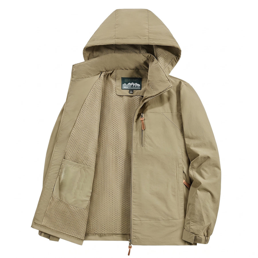 Lightweight Polyamide Hooded Jacket for Men - product view 5 | Buffalo Gears