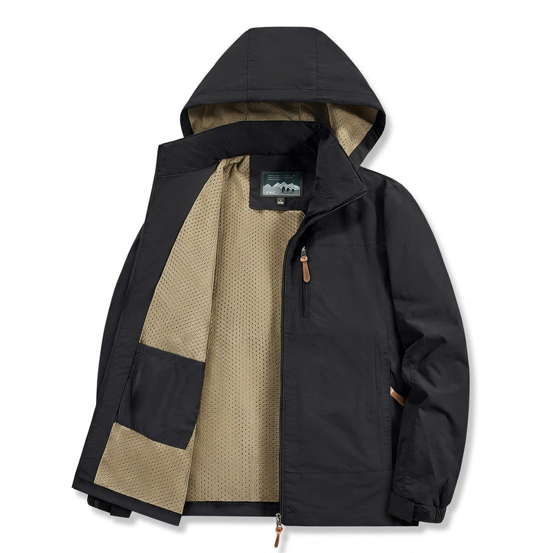 Lightweight Polyamide Hooded Jacket for Men - product view 7 | Buffalo Gears