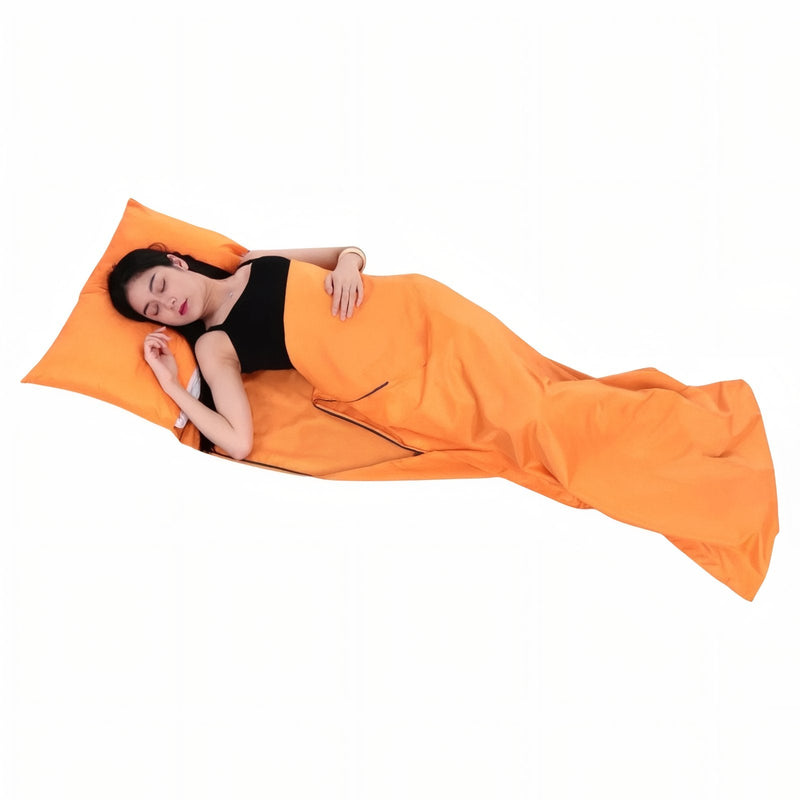 Lightweight Sleeping Bag Liner for Camping and Hut Stays - product view 2 | Buffalo Gears