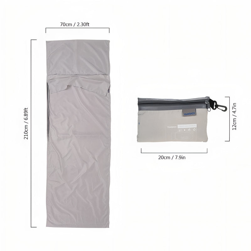Lightweight Sleeping Bag Liner for Camping and Hut Stays - product view 3 | Buffalo Gears