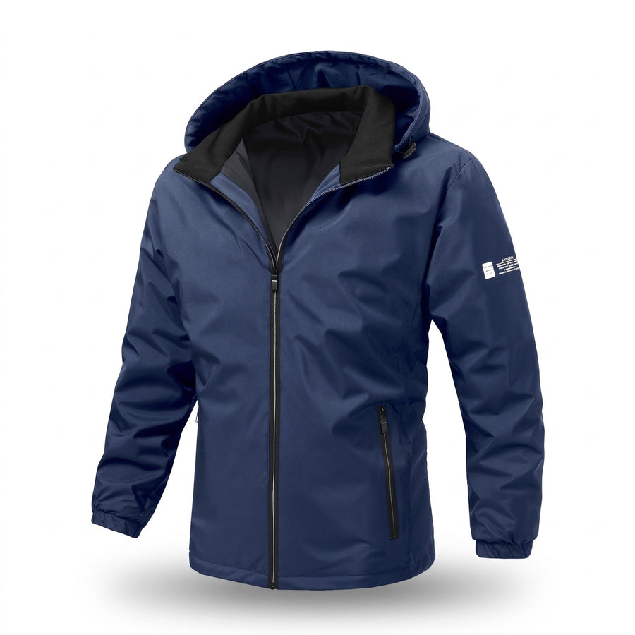 Lightweight Windbreaker for Men, Hooded Shell - product view 1 | Buffalo Gears