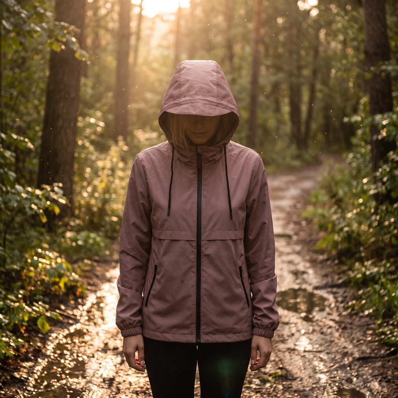 Long Windbreaker for Women with Rain Protection - product view 2 | Buffalo Gears