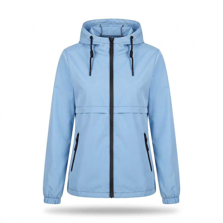 Long Windbreaker for Women with Rain Protection - product view 5 | Buffalo Gears