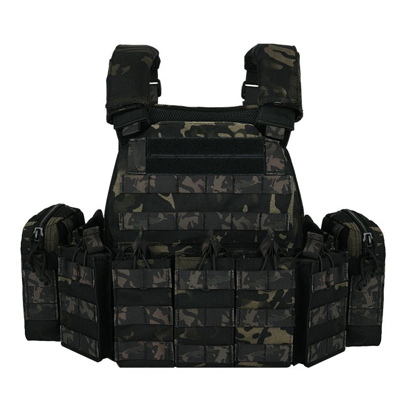 Men's Adjustable Molle Chest Vest with Quick-Release Buckles - product view 5 | Buffalo Gears