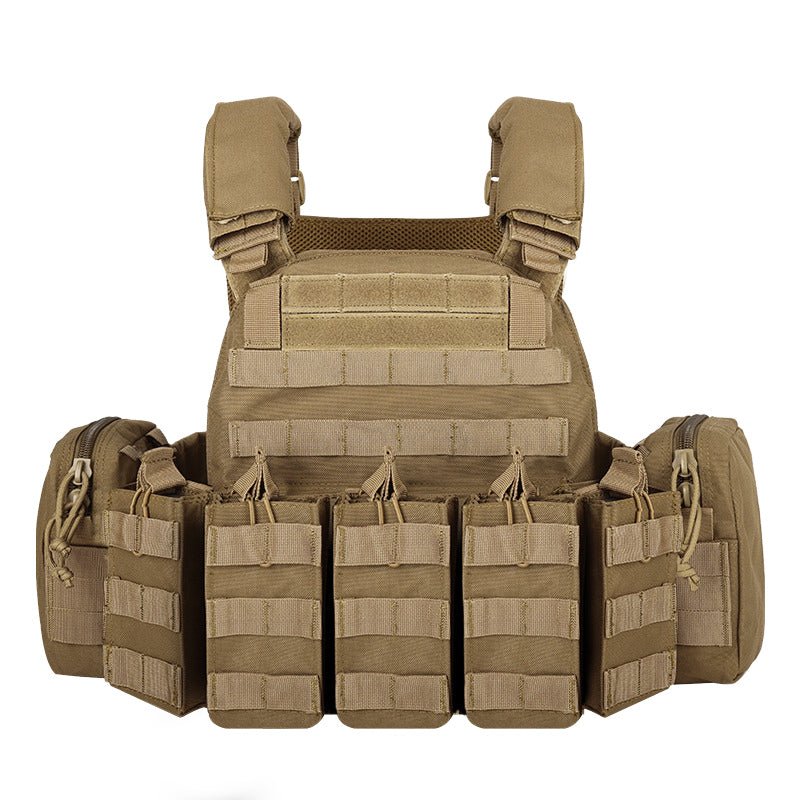 Men's Adjustable Molle Chest Vest with Quick-Release Buckles - product view 6 | Buffalo Gears