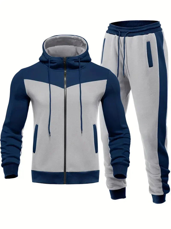 Men's Breathable 2-Piece Jogger Tracksuit for Sport