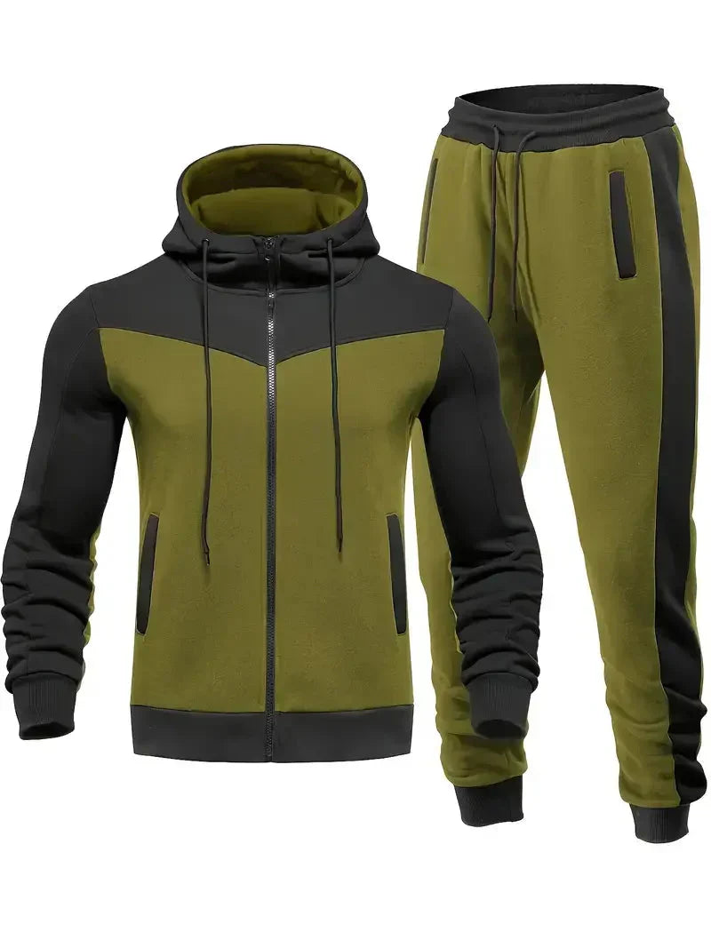 Men's Breathable 2-Piece Jogger Tracksuit for Sport - product view 2 | Buffalo Gears