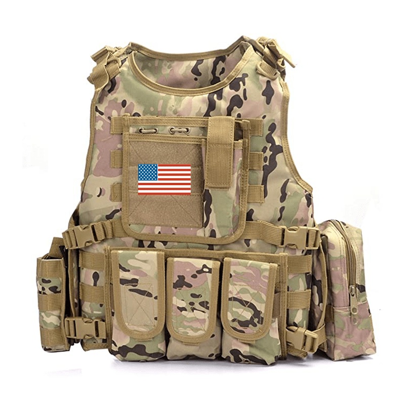 Men's Breathable Molle Chest Rig with Adjustable Fit - product view 4 | Buffalo Gears