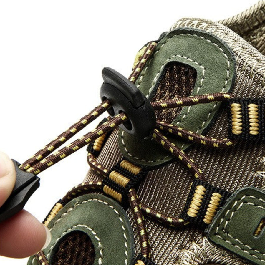 Men's Closed-Toe Leather Trail Sandals for Summer Hikes - product view 9 | Buffalo Gears