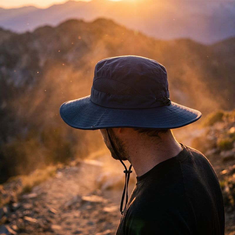 Men's Durable Polyester Bucket Hat for Trekking - product view 3 | Buffalo Gears