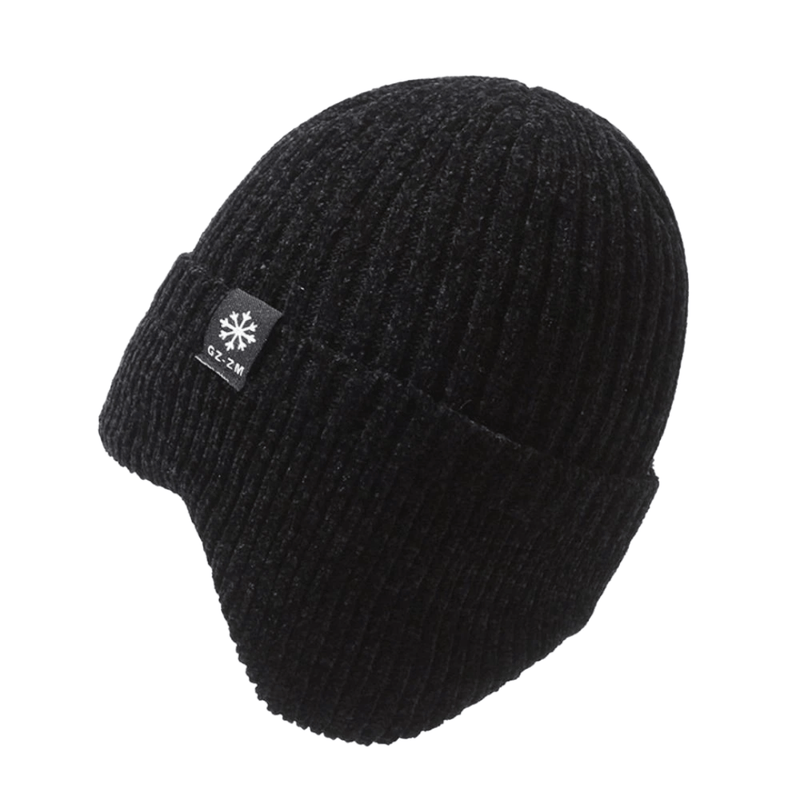 Men's Fleece-Lined Earflap Beanie for Cold Winter Days - product view 10 | Buffalo Gears