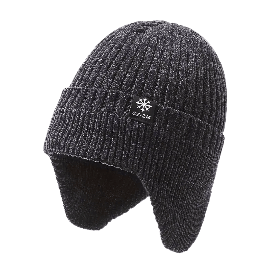 Men's Fleece-Lined Earflap Beanie for Cold Winter Days - product view 15 | Buffalo Gears
