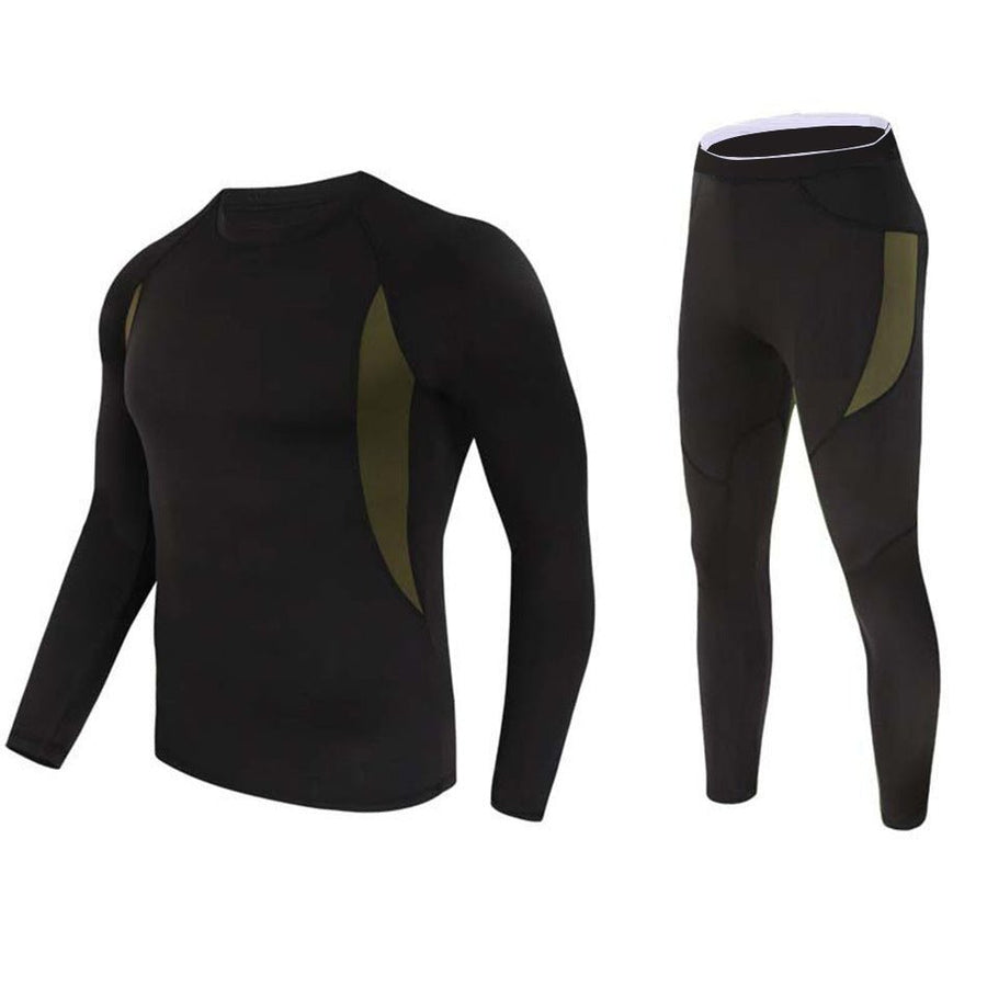 Men's Fleece-Lined Thermal Base Layer Set for Cold Weather - product view 1 | Buffalo Gears