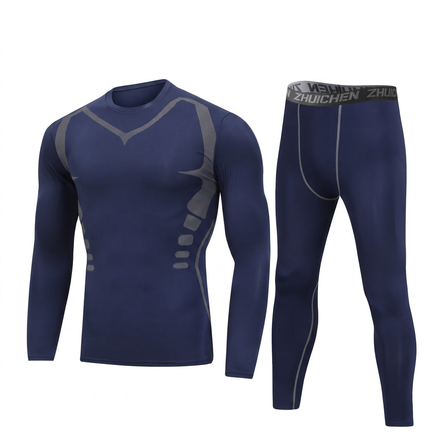 Men's Fleece Lined Tracksuit with a Slim Running Cut - product view 6 | Buffalo Gears