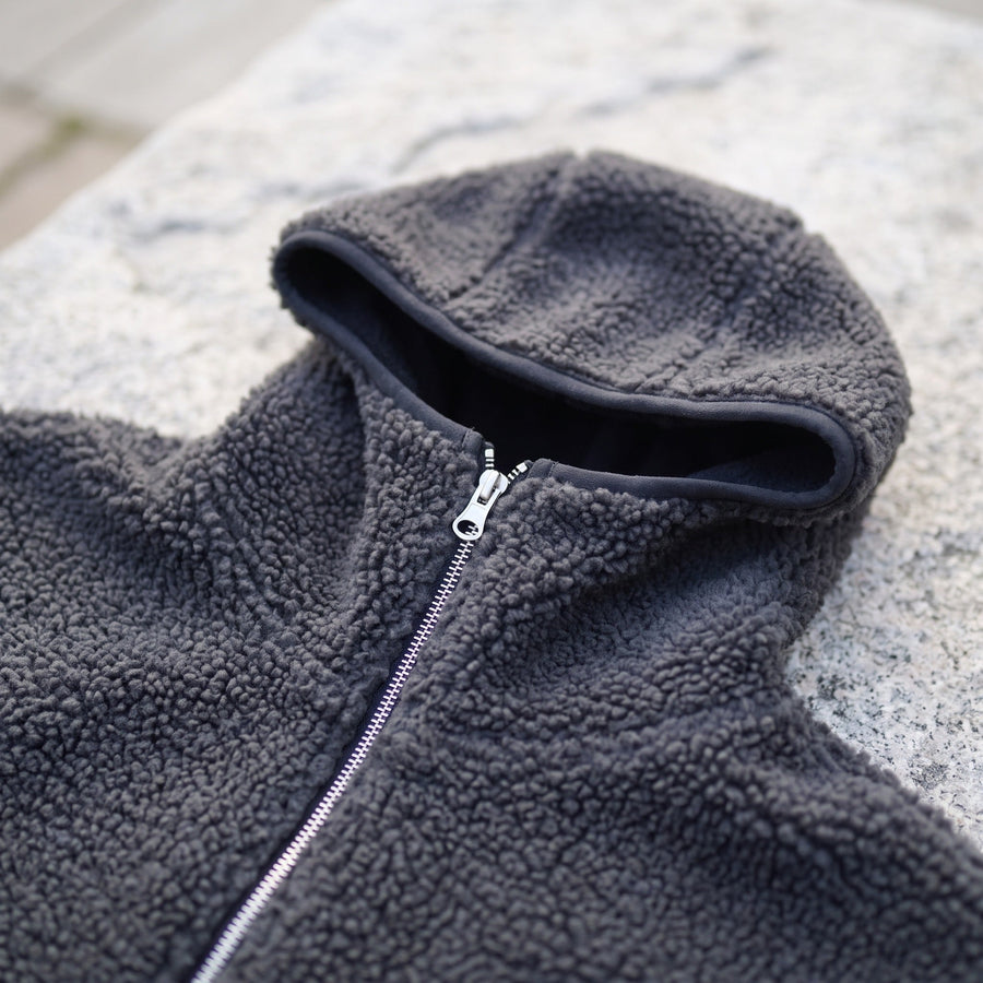 Men's Full Zip Fleece Hooded Jacket as a Mid Layer - product view 4 | Buffalo Gears