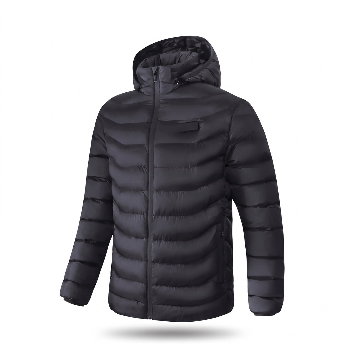 Men's Hooded Heated Coat with 24 Heat Zones, Wind-Resistant Quilt - product view 1 | Buffalo Gears