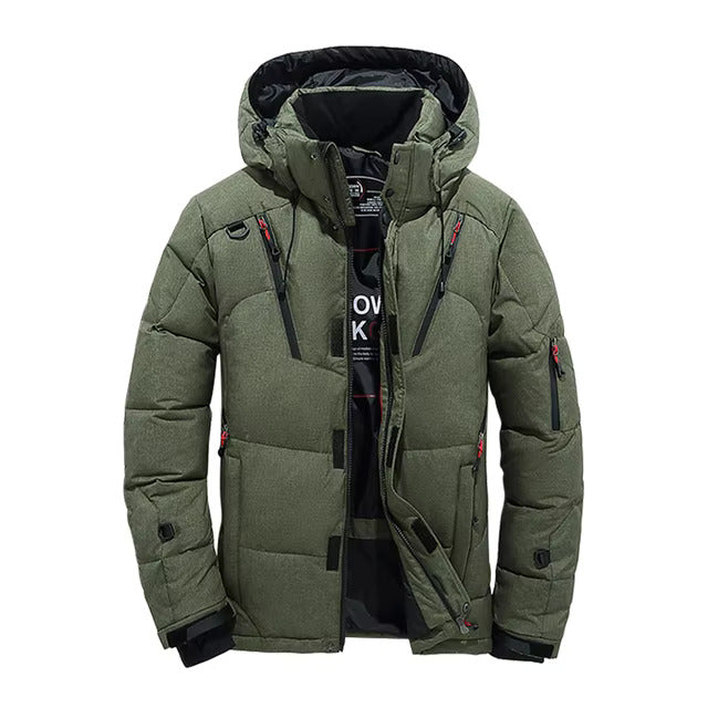Men's Insulated Down Coat for Wet and Windy Winter Days - product view 1 | Buffalo Gears