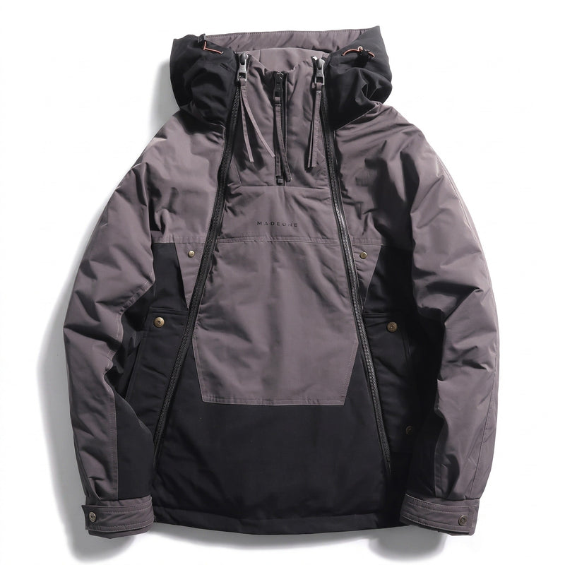 Men's Insulated Techwear Jacket with Double Zip Front - product view 6 | Buffalo Gears