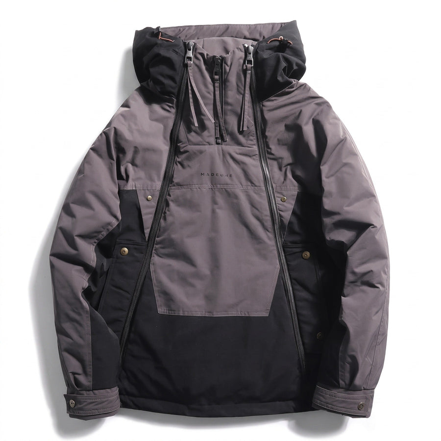 Men's Insulated Techwear Jacket with Double Zip Front - product view 6 | Buffalo Gears