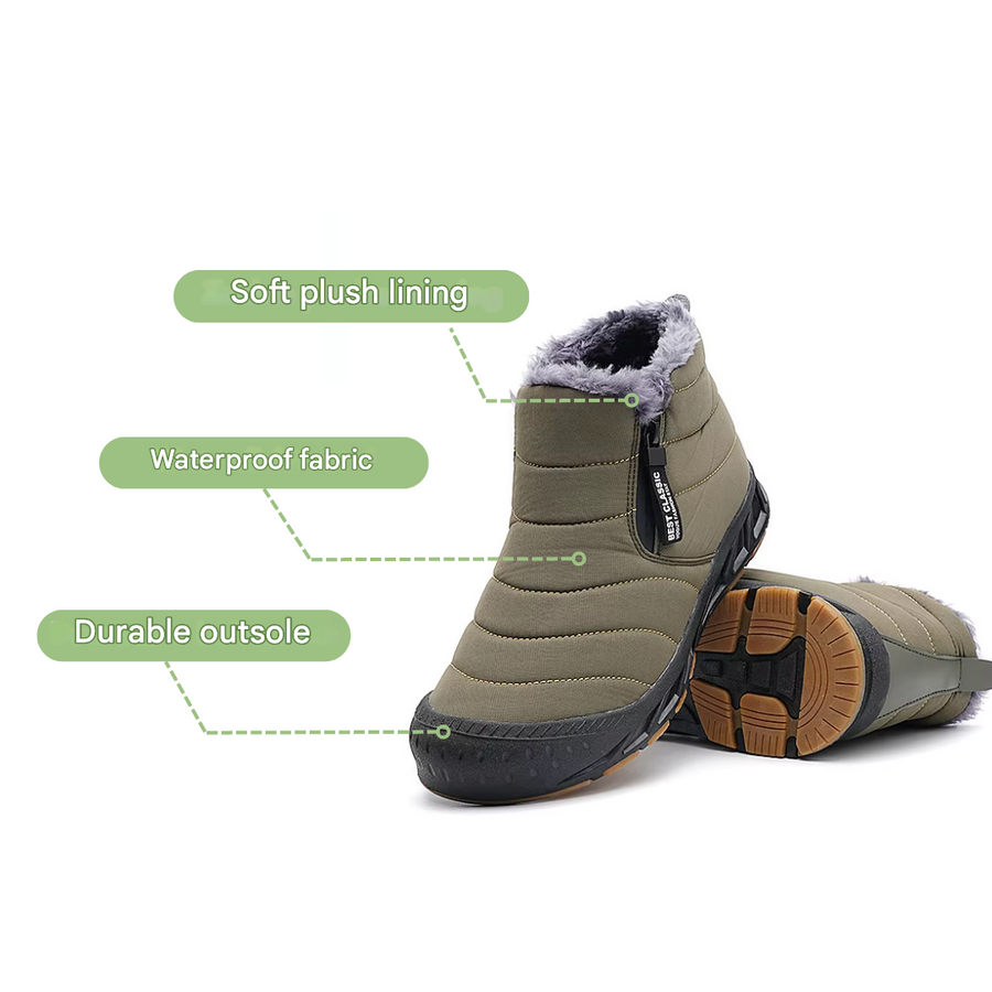 Men's Insulated Waterproof Snow Boots for Icy Terrain - product view 8 | Buffalo Gears