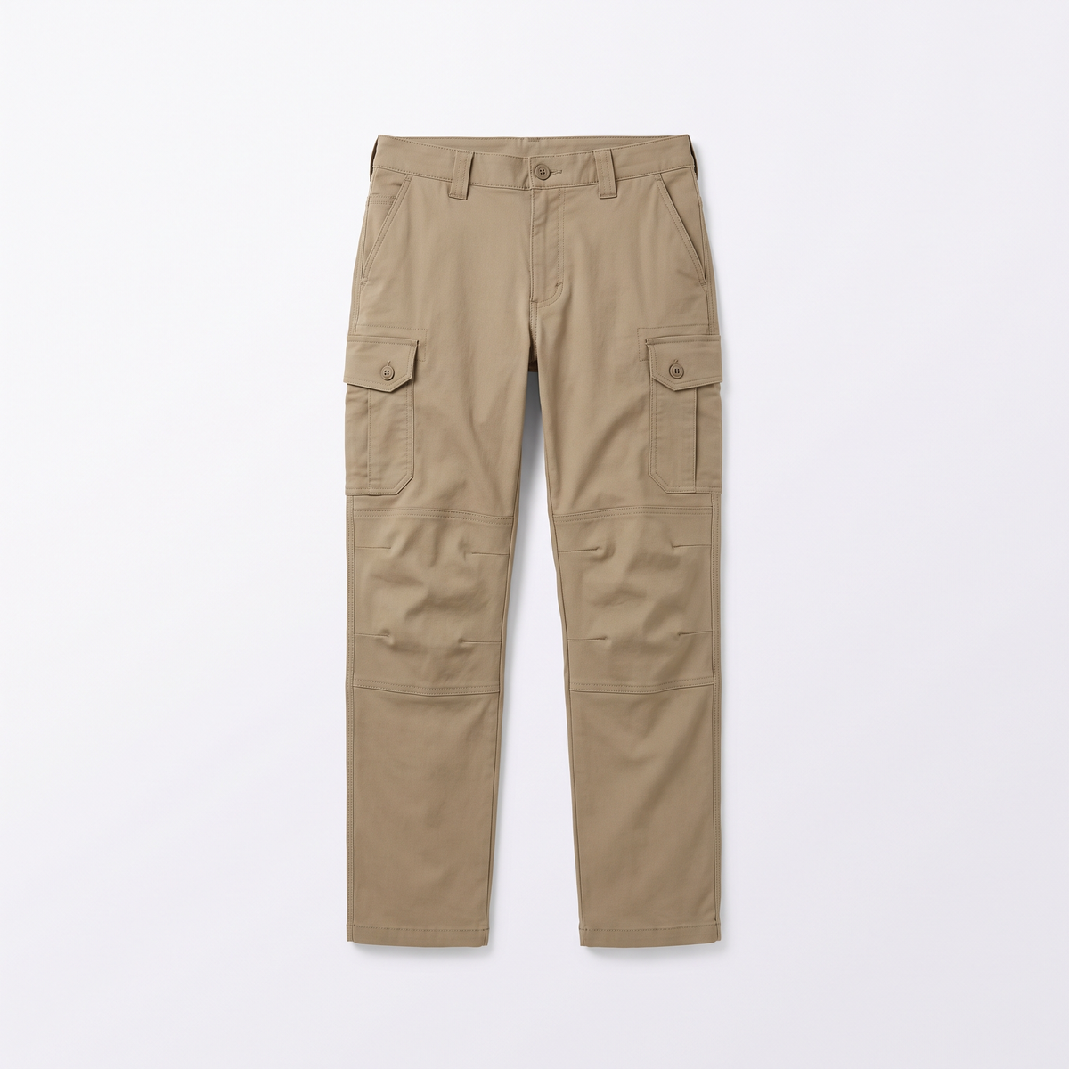 Men's Khaki Stretch Trousers for Duty and Trail Wear - product view 1 | Buffalo Gears