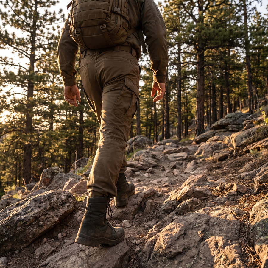 Men's Light-Duty Tactical Boots for Rugged Terrain - product view 2 | Buffalo Gears