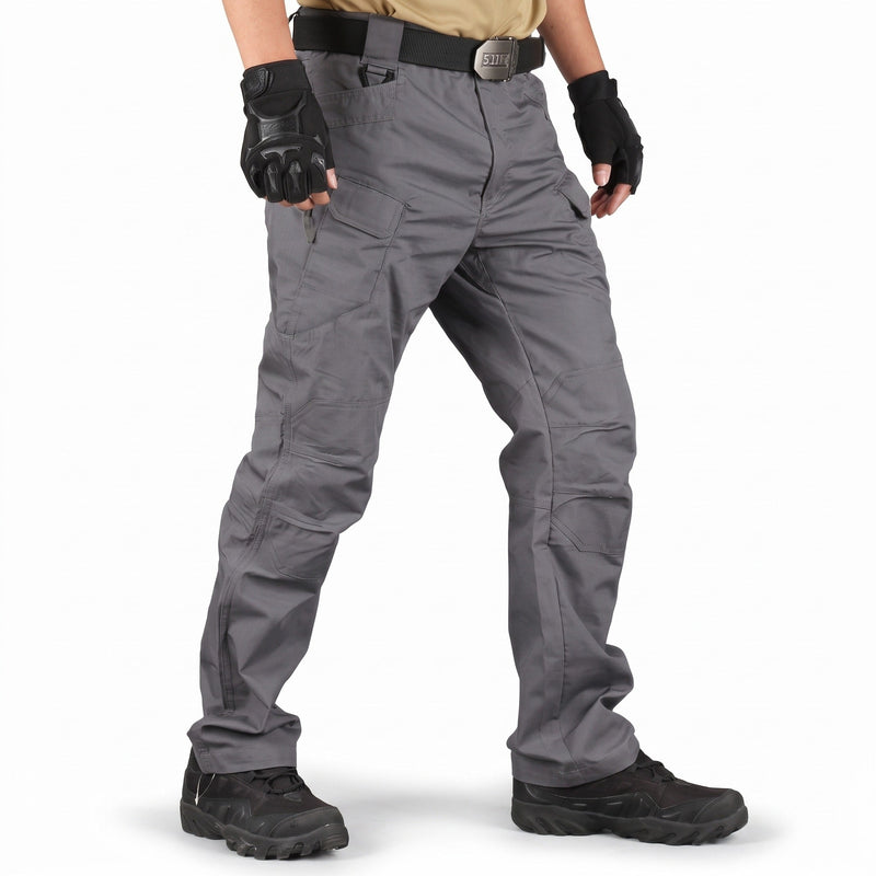 Men's Lightweight Tactical Trousers with Ten Pockets - product view 6 | Buffalo Gears