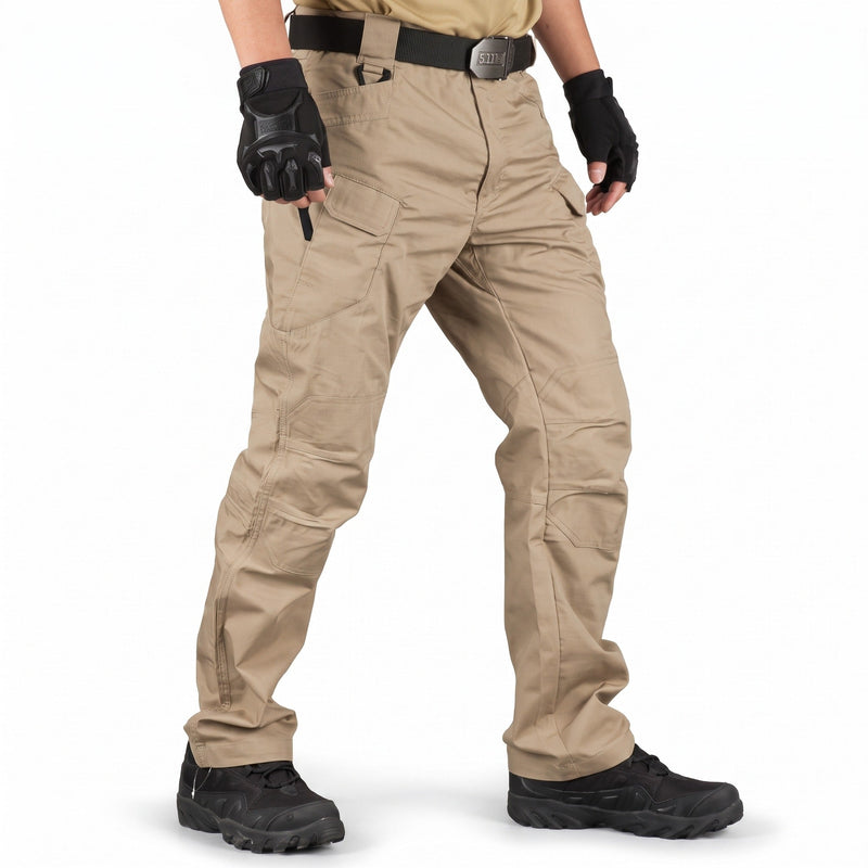 Men's Lightweight Tactical Trousers with Ten Pockets - product view 7 | Buffalo Gears