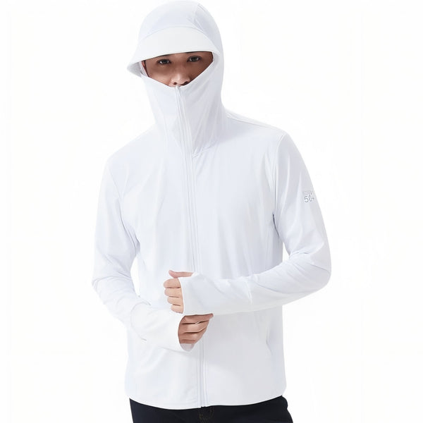 Men's Lightweight UPF 50+ Hiking Sun Hoodie Jacket