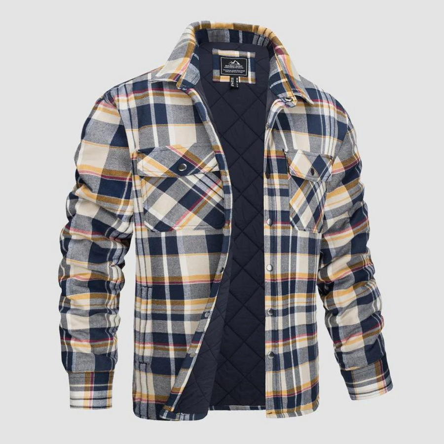 Men's Lined Plaid Lumberjack Jacket for Outdoor Work - product view 5 | Buffalo Gears