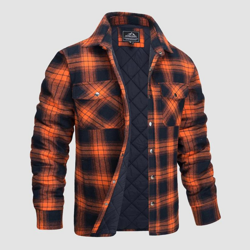 Men's Lined Plaid Lumberjack Jacket for Outdoor Work - product view 6 | Buffalo Gears